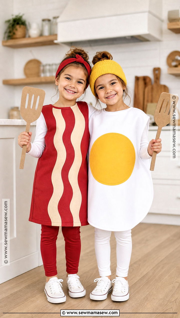 Bacon And Eggs Twin Costume - 35 twin costume ideas