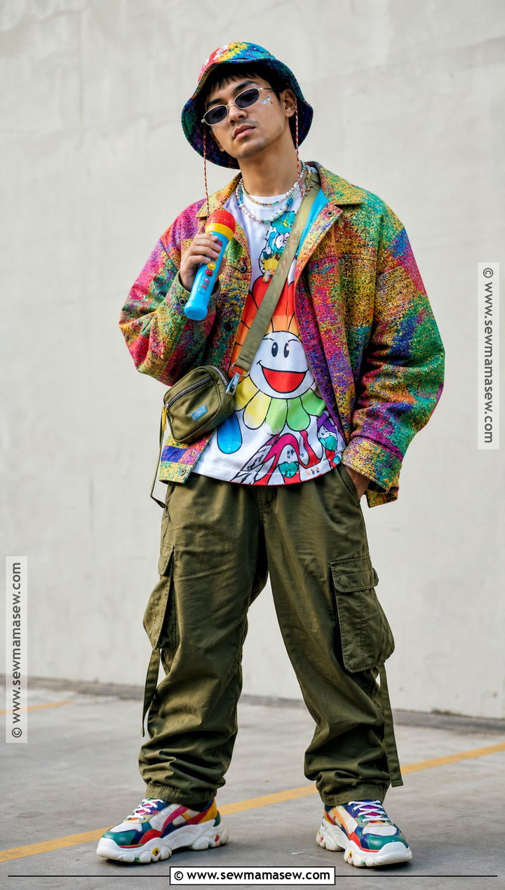 Bad Bunny Bright Streetwear Costume - 30 celebrities to dress up as ideas