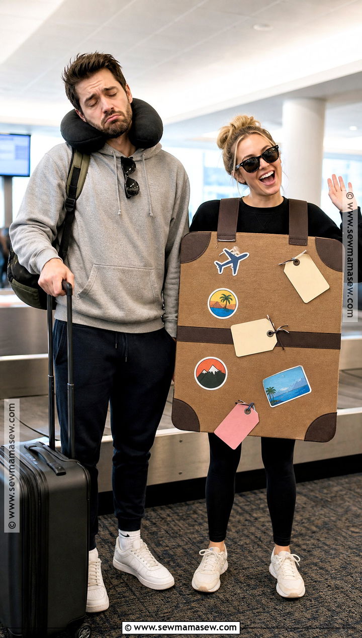 Baggage Claim Couple Costume - 35 funny halloween costumes for couples