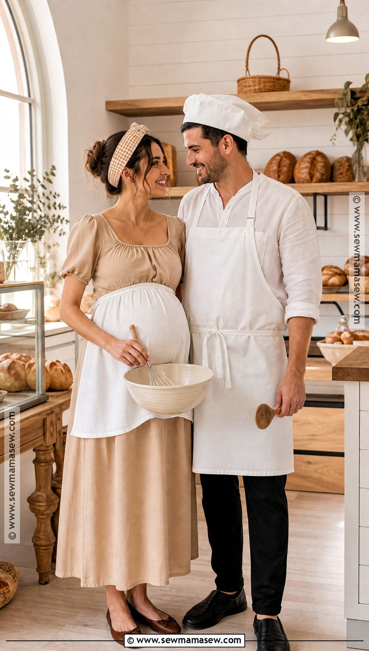 Baker And Bun Couple Costume - 40 pregnant halloween costume ideas