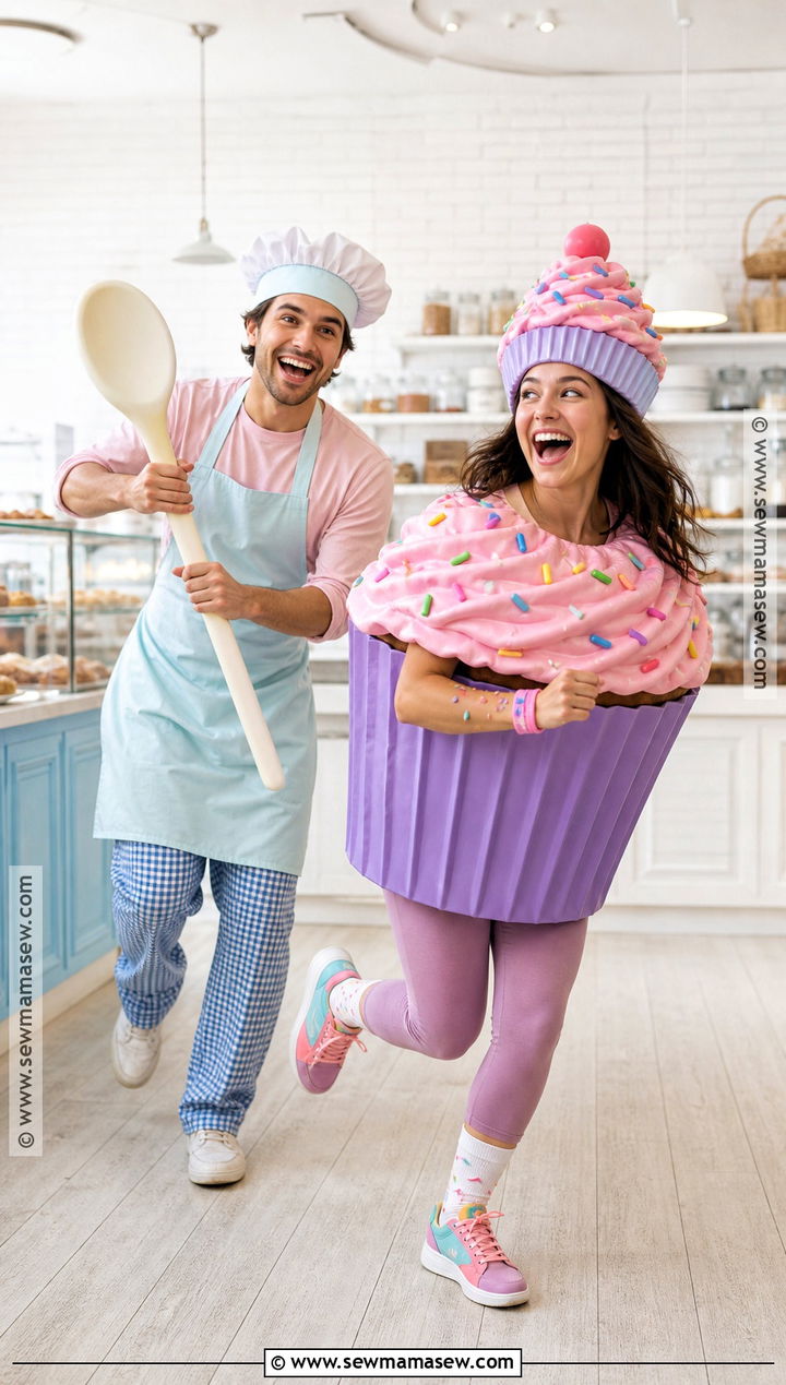 Baker And Runaway Cupcake Duo Costume - 40 duo halloween costumes unique