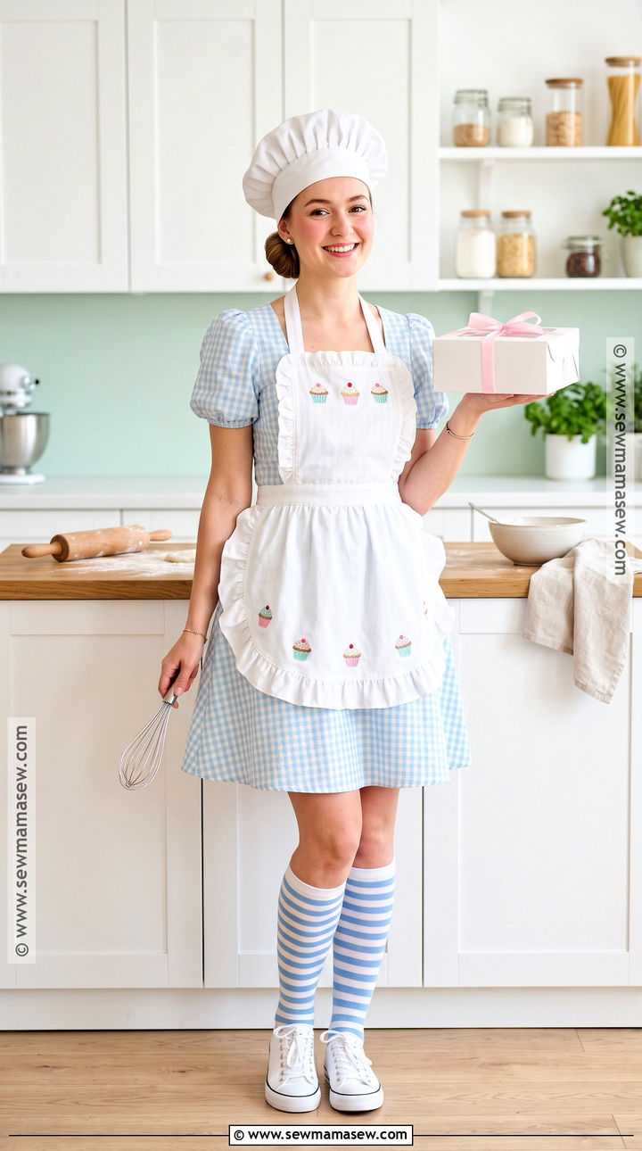 Baker Costume With Cupcake Apron - 45 cute costumes