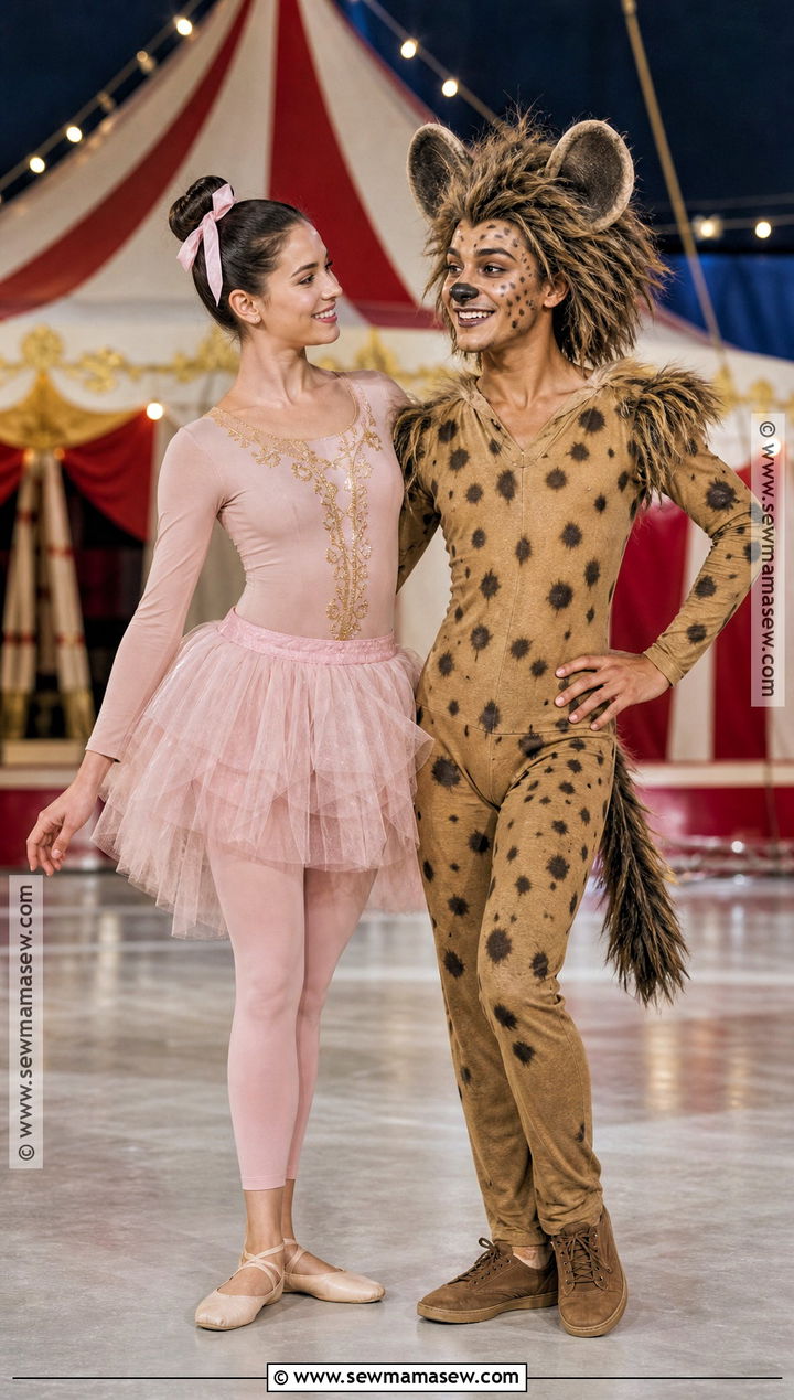 Ballerina And Hyena Costume - 50 rhyme without reason costume ideas