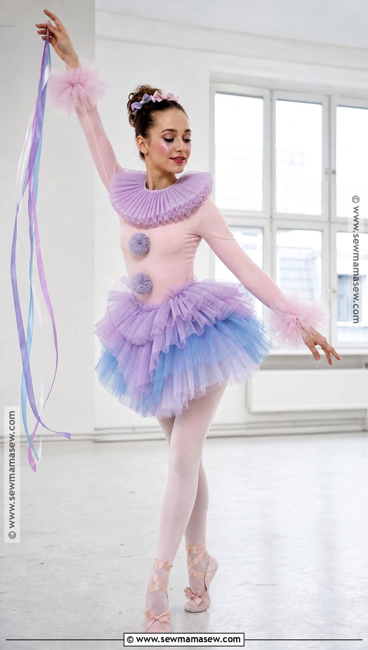 Ballerina Clown Costume - 30 Cute Clown Costume Ideas for Women