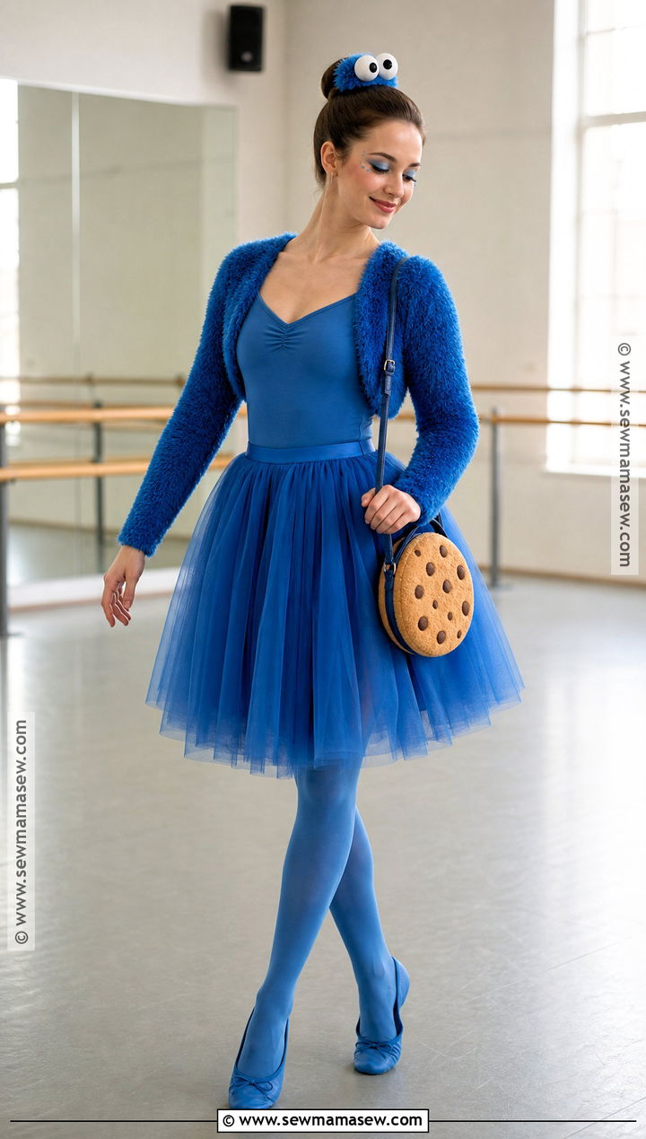 Ballerina Cookie Monster Costume - 40 cookie monster costume ideas