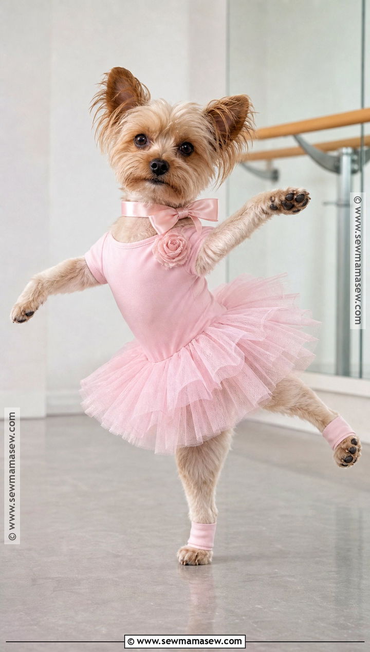 Ballerina Dog Costume - 40 dog costume ideas