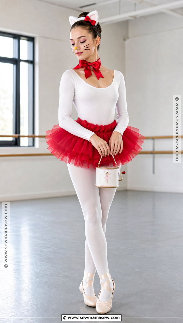 Ballerina Hello Kitty Costume - 40 hello kitty halloween costume ideas