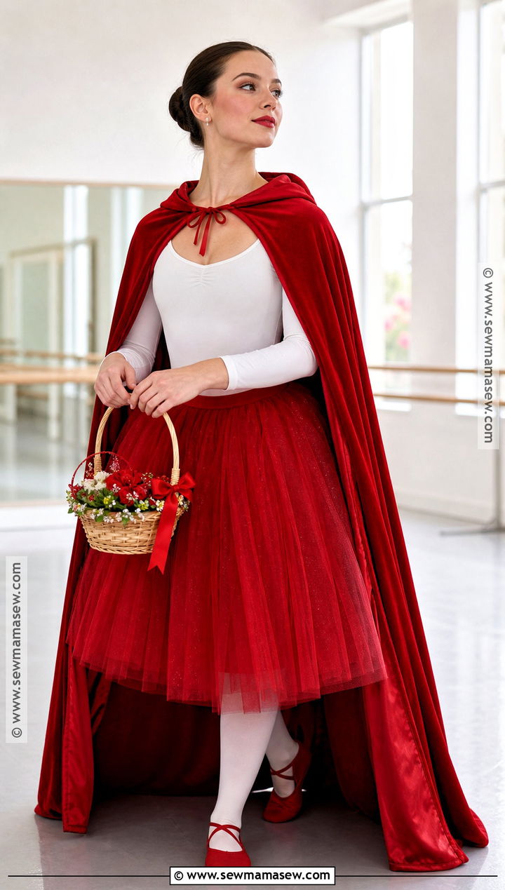 Ballerina Little Red Costume - 30 Little Red Costume Ideas