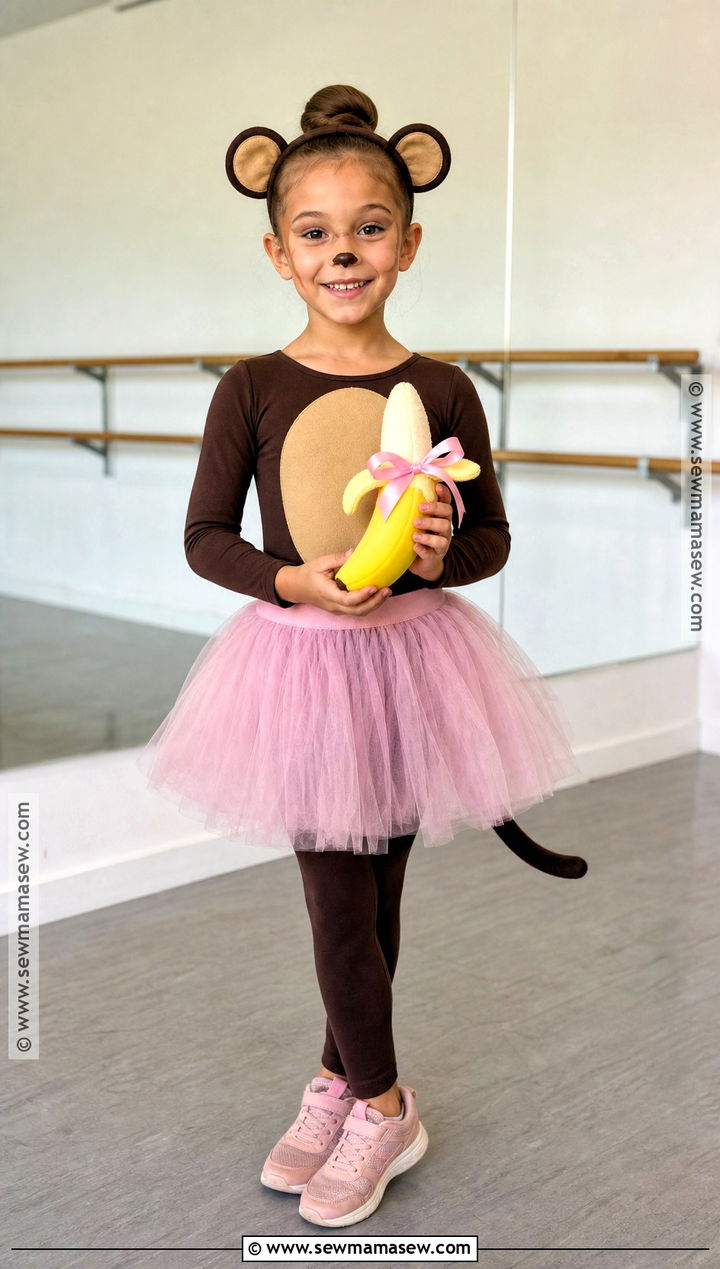 Ballerina Monkey Costume - 30 monkey costume ideas for kids