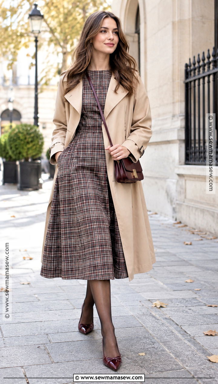 Ballet Flats With A Line Midi Dress - 15 shoes with midi dress fall
