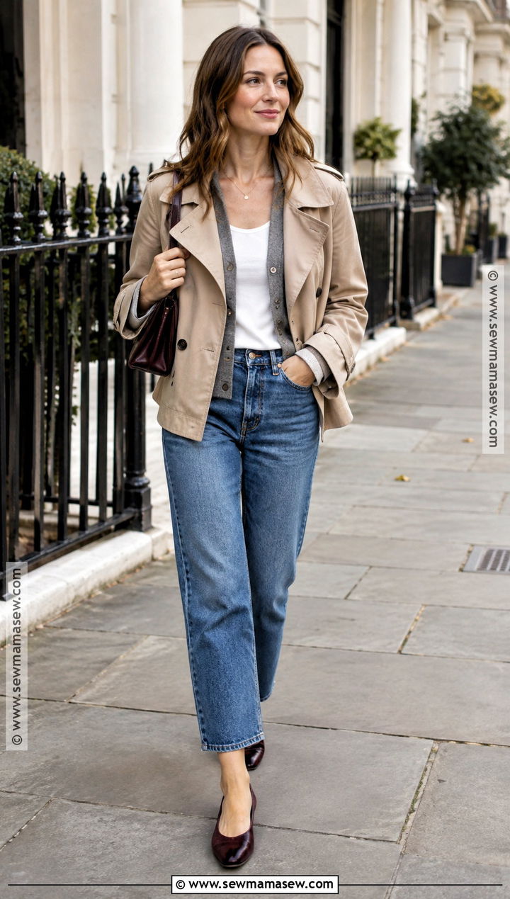 Ballet Flats With Ankle Jeans - 15 casual shoes fall