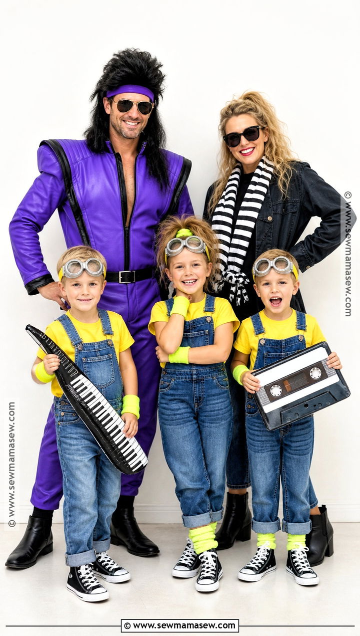 Balthazar Bratt And Minion Family Costume - 30 minion family costume ideas