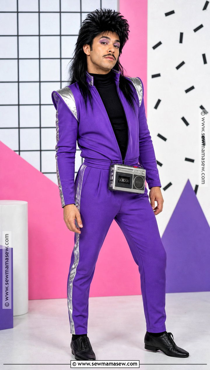 Balthazar Bratt Costume With Purple Jumpsuit - 30 dispical me characters costumes