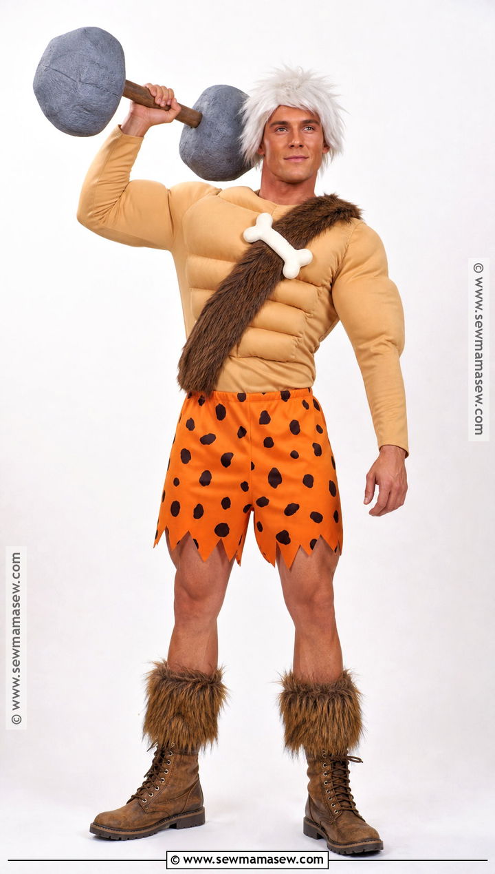 Bamm Bamm Muscle Suit Costume - 30 bam bam costume ideas