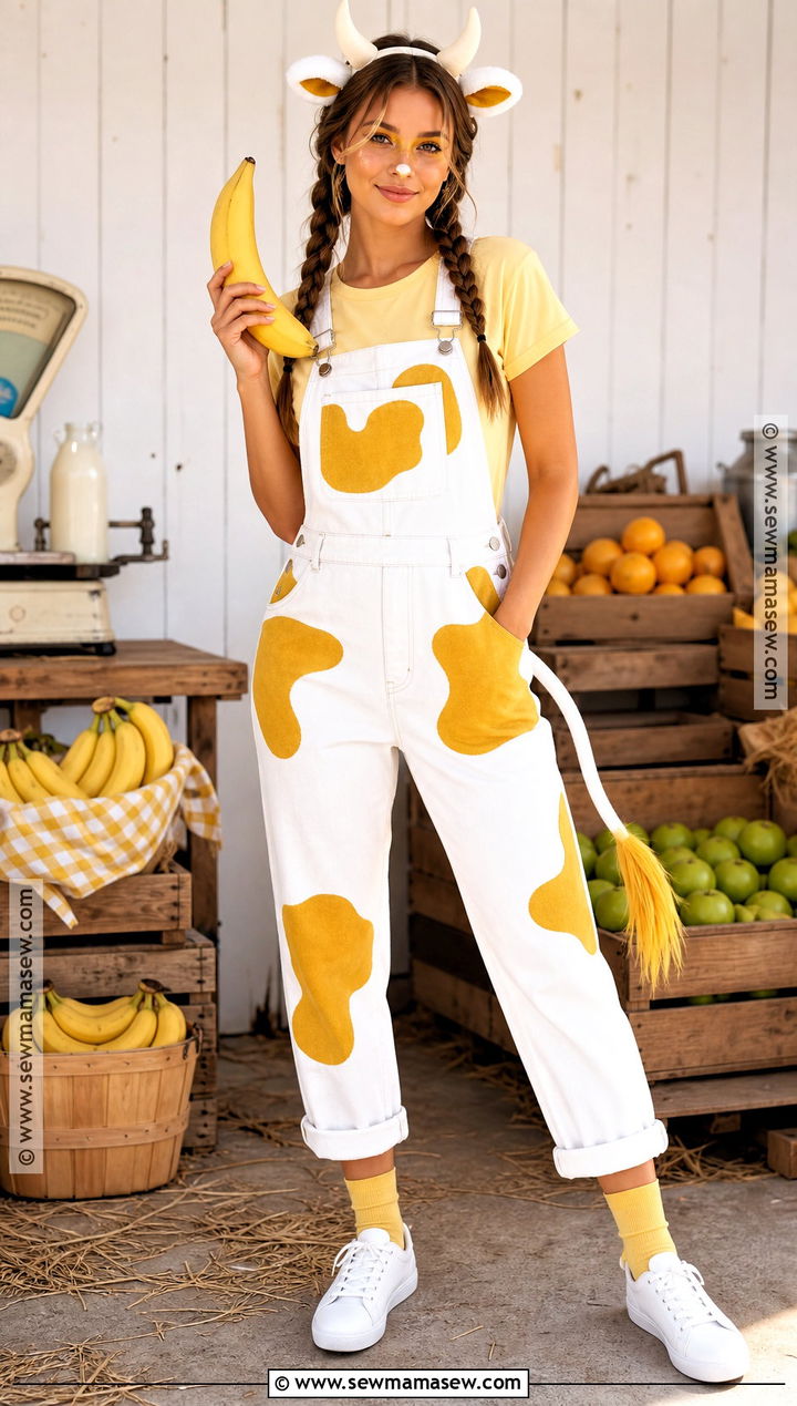Banana Milk Cow Costume - 30 Cow Costume Women's Ideas