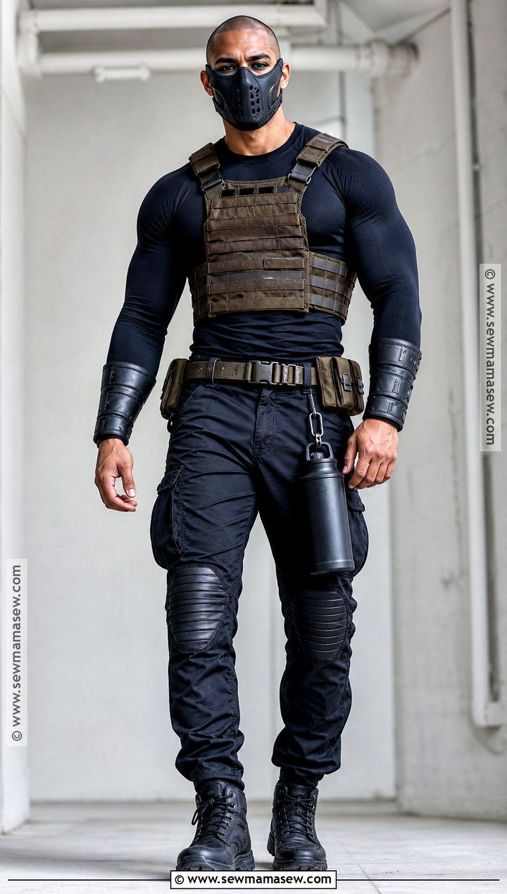 Bane Costume With Utility Vest - 30 dc characters costumes