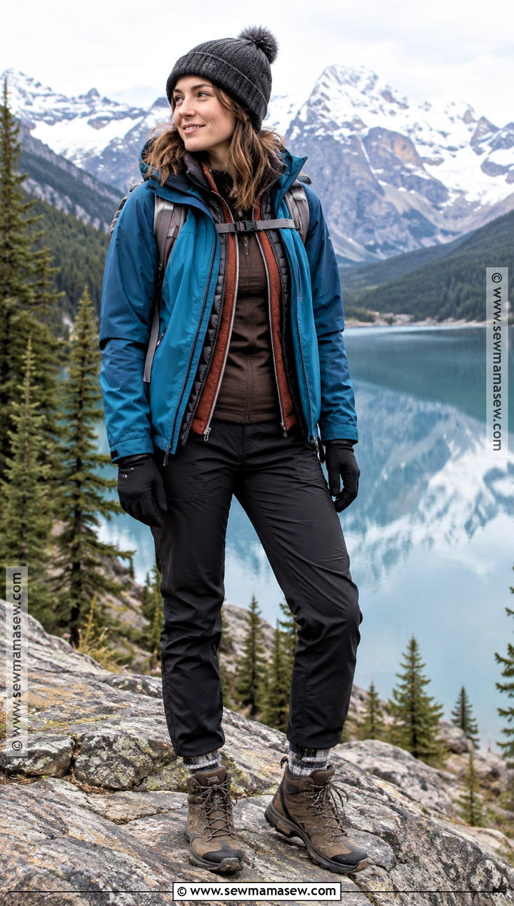 Banff Fall Outfit With Base Layers And Waterproof Shell - 20 banff outfit fall ideas