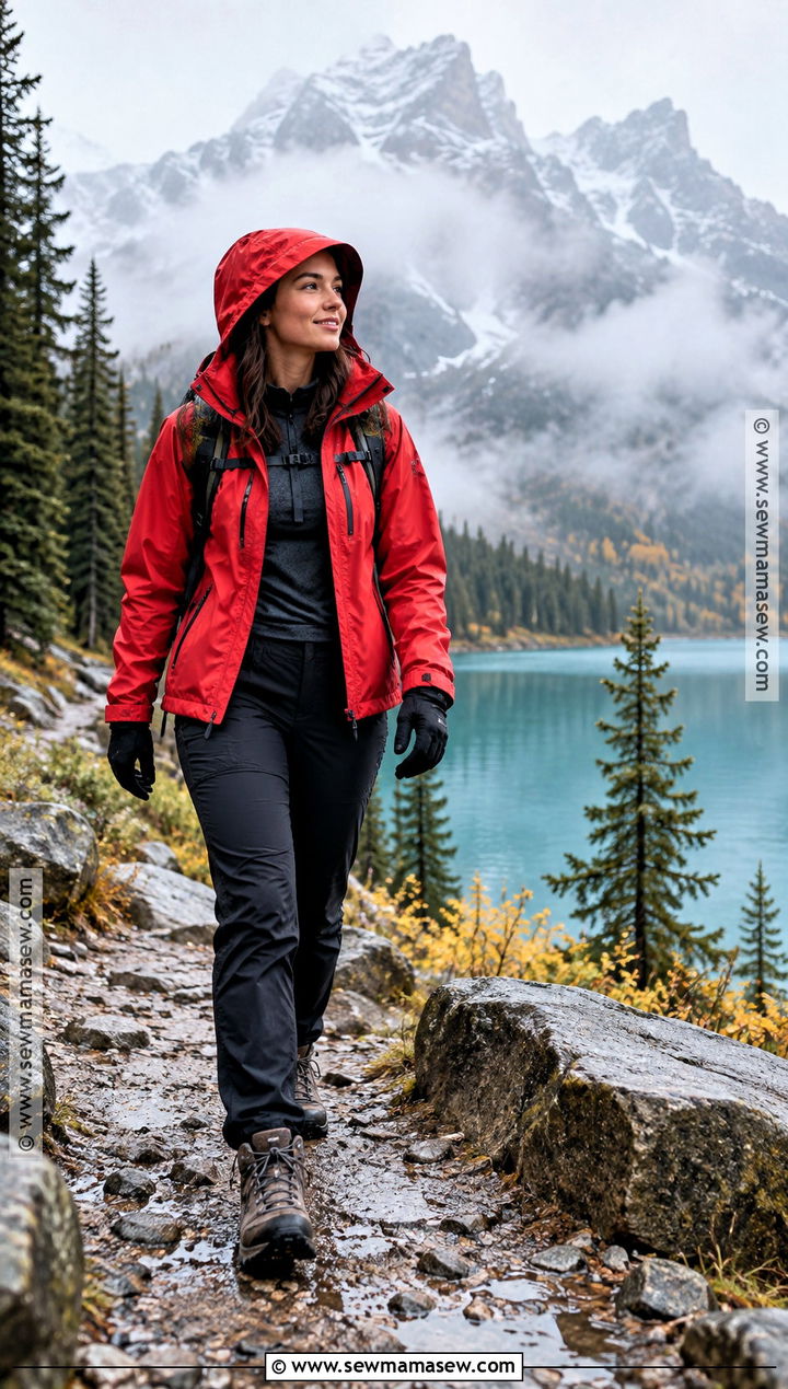 Banff Fall Outfit With Rain Jacket And Trail Pants - 20 banff outfit fall ideas