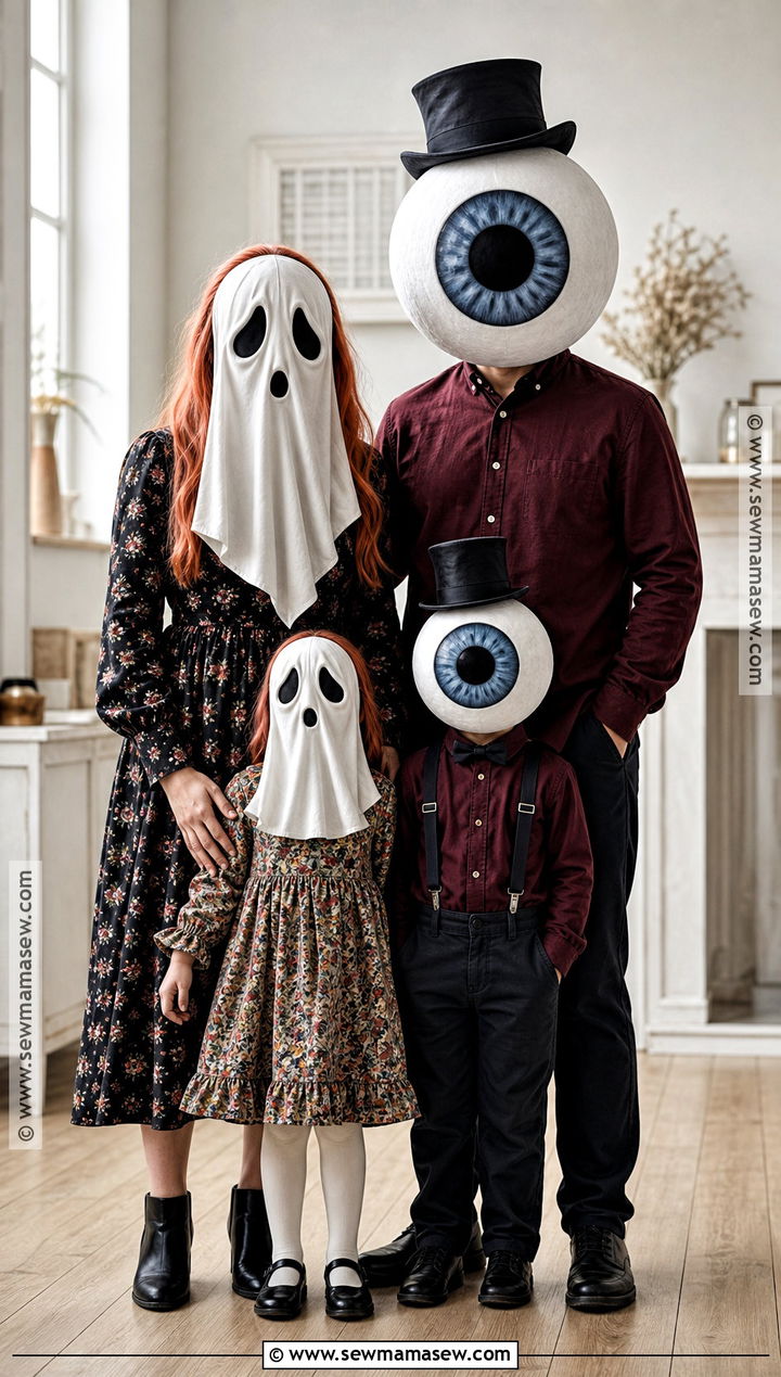 Barbara And Adam Transformation Family Costume - 30 beetlejuice family costume ideas
