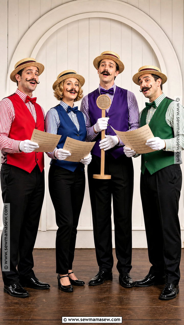 Barbershop Quartet Costume - 35 Group Halloween Costumes For 4