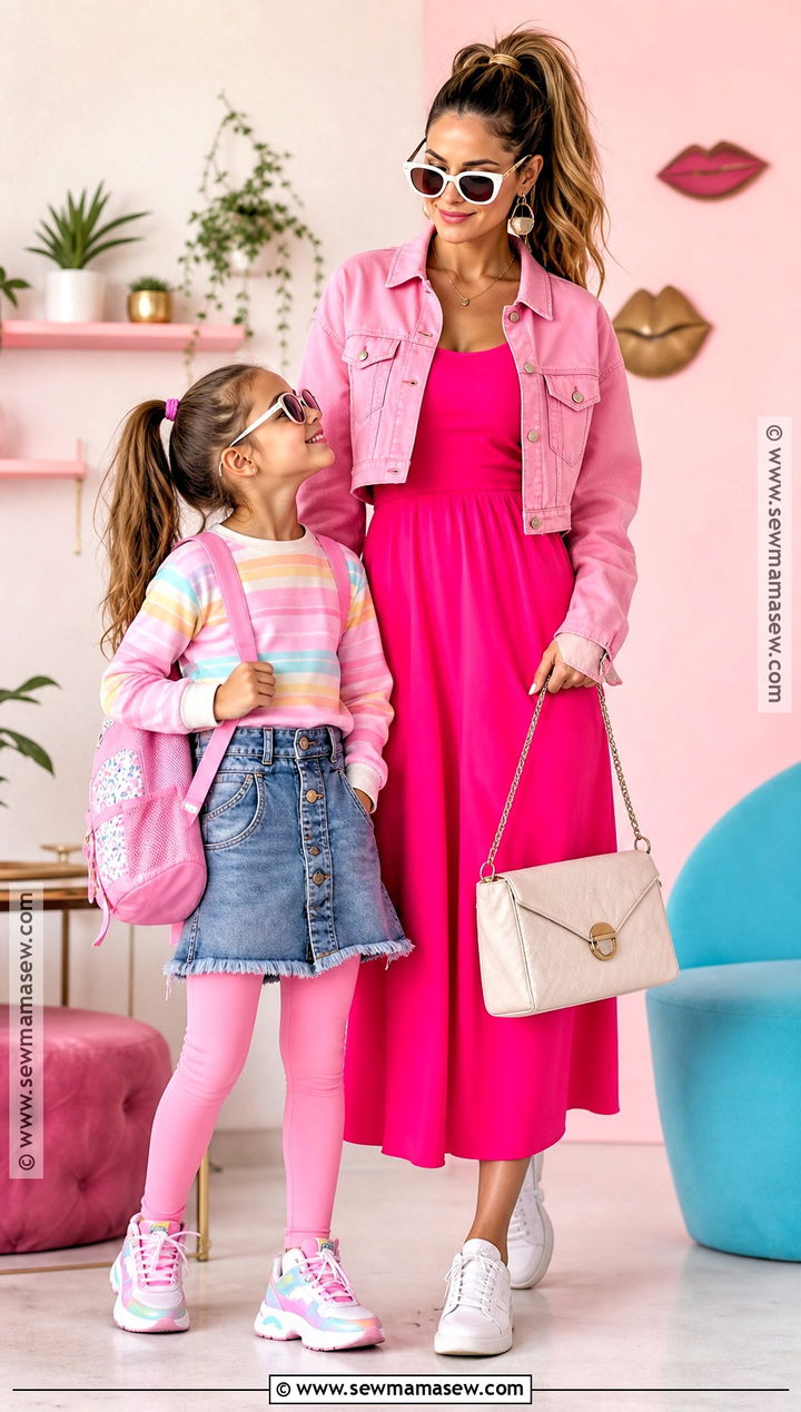 Barbie And Skipper Costume - 30 mom daughter halloween costumes