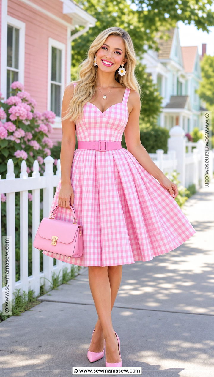 Barbie Pink Gingham Costume - 35 iconic movie characters costumes