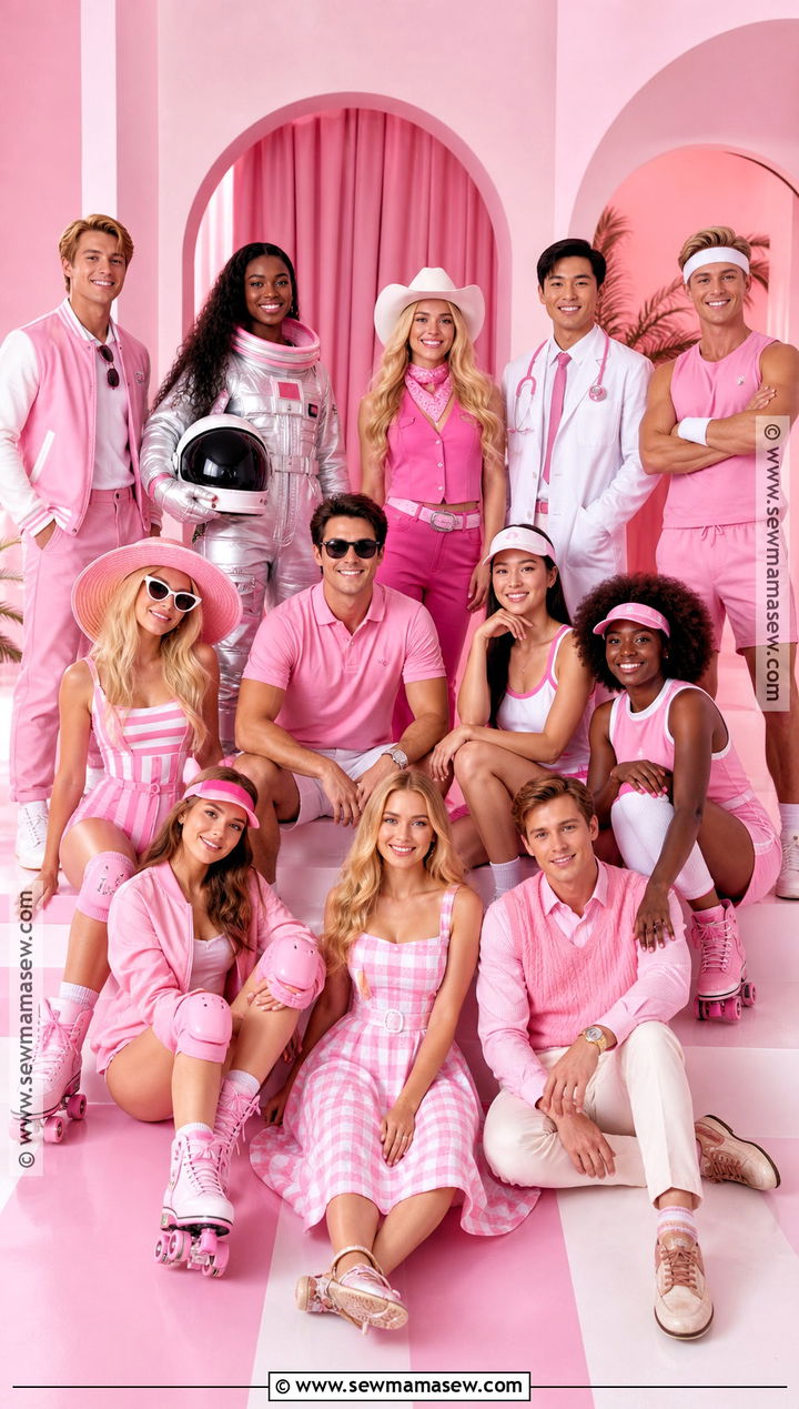Barbie World Group Costume - 35 big group costume ideas