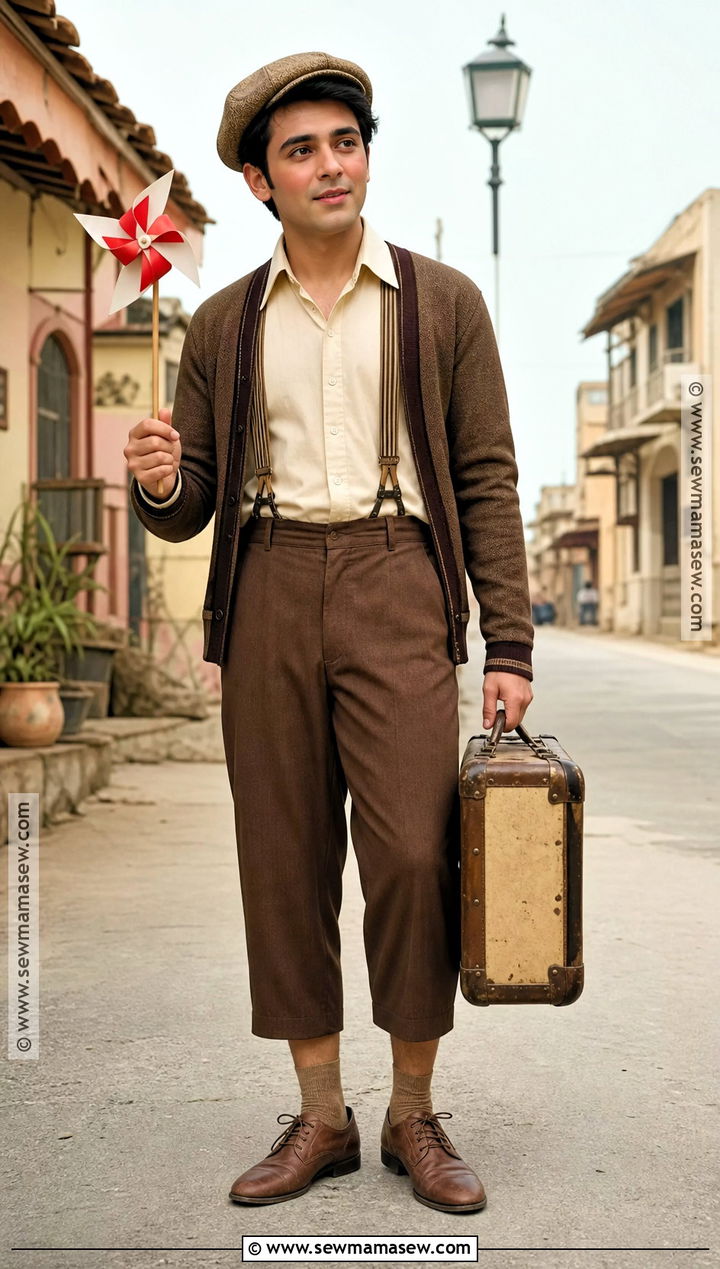Barfi Suspenders Costume - 30 Bollywood Halloween Costume Ideas