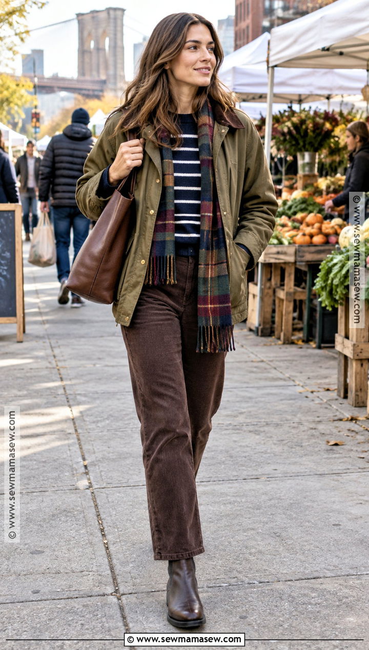 Barn Jacket And Corduroy Jeans New York November Outfit - 25 new york november outfit ideas