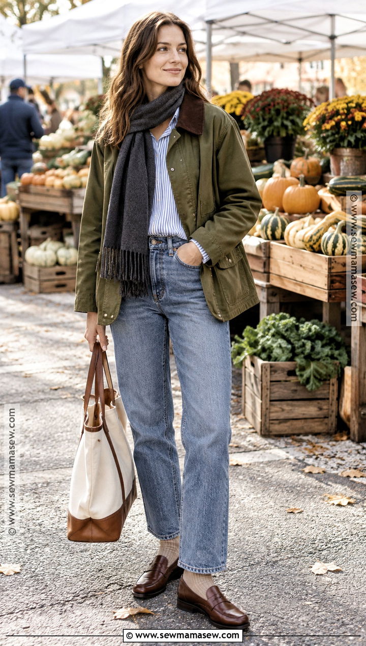 Barn Jacket And Jeans Autumn Outfit - 15 Autumn Fashion 2026 Ideas for Women