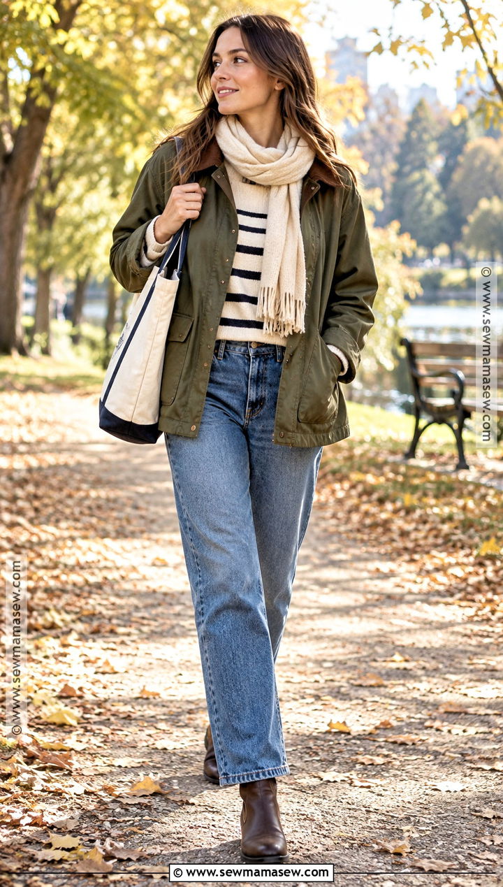 Barn Jacket And Jeans Fall Outfit - 15 fall outfit ideas