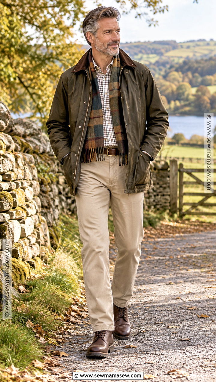 Barn Jacket And Khaki Pants Fall Outfit - 20 fall outfit inspo ideas for men
