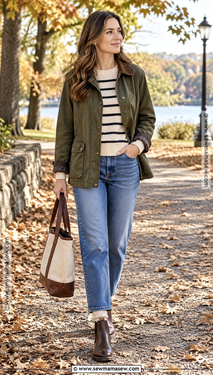 Barn Jacket And Relaxed Jeans Fall Outfit - 15 outfit 2026 fall ideas
