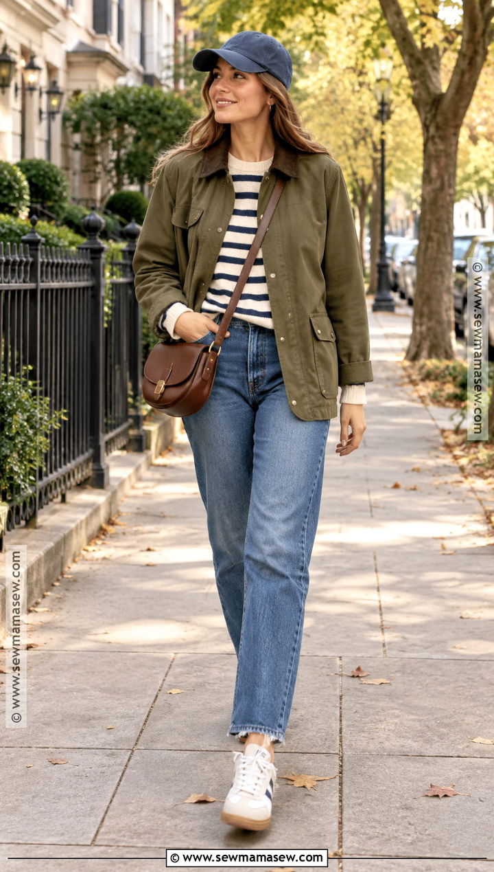 Barn Jacket And Straight Jeans Fall Outfit - 15 Cute Fall Outfits For 2026