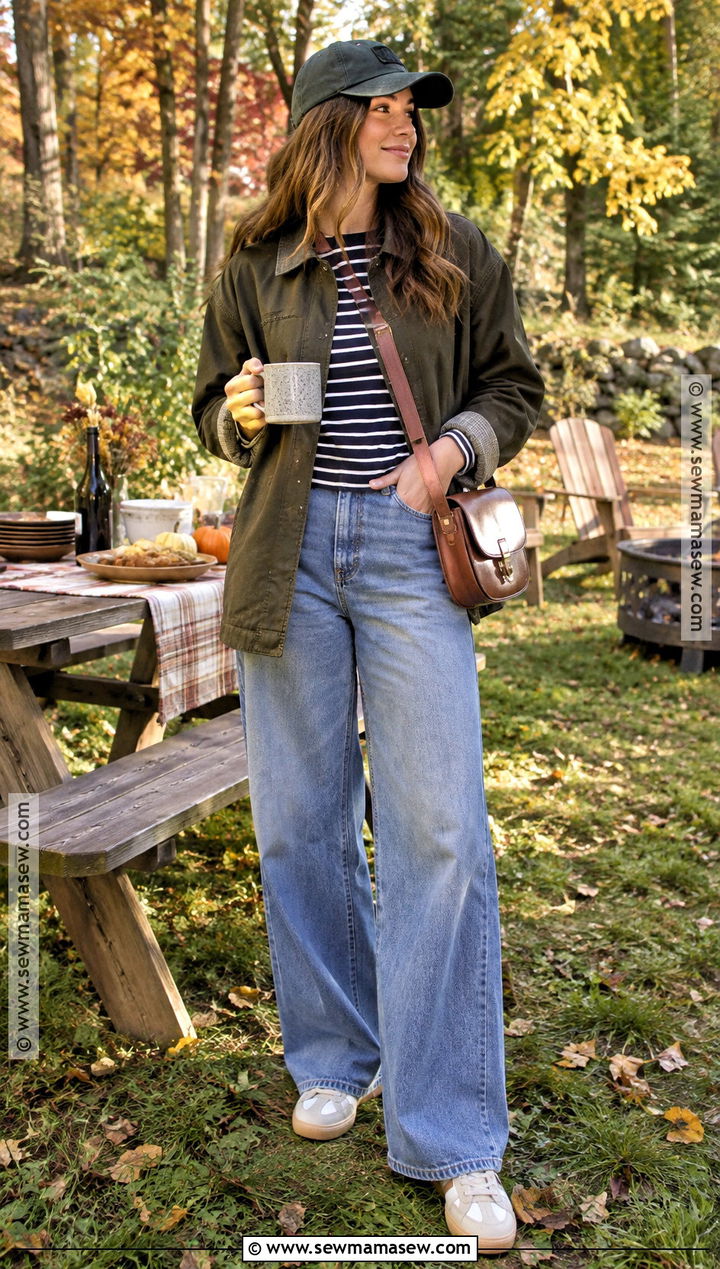 Barn Jacket Fall Cookout Outfit - 20 Fall Cookout Outfit Ideas