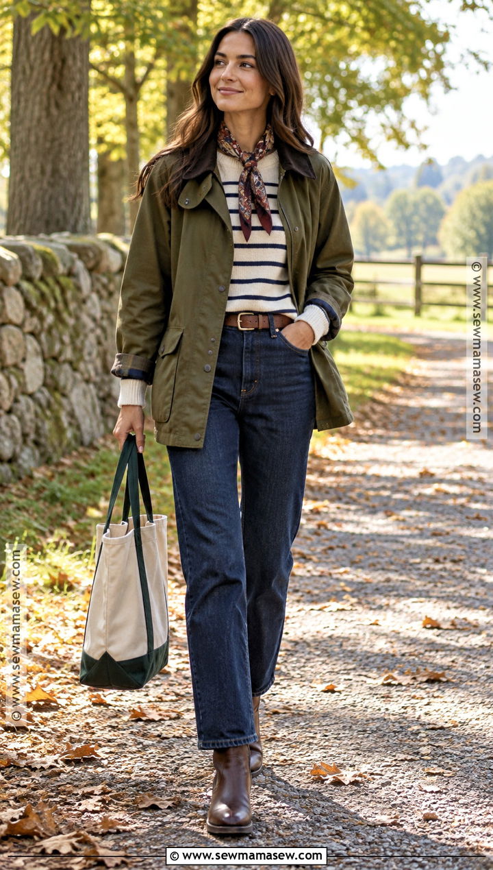 Barn Jacket Fall Outfit - 15 warm cozy fall outfits
