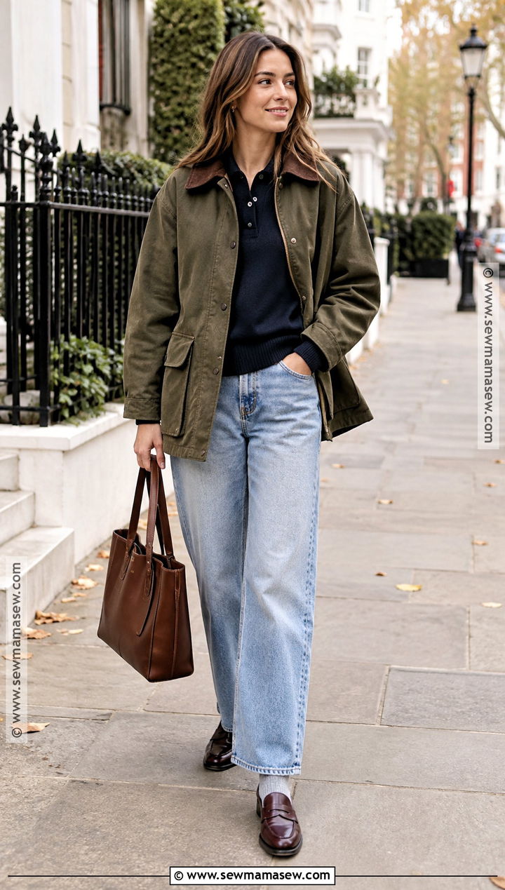Barn Jacket Fall Outfit - 20 it girl fall outfit ideas
