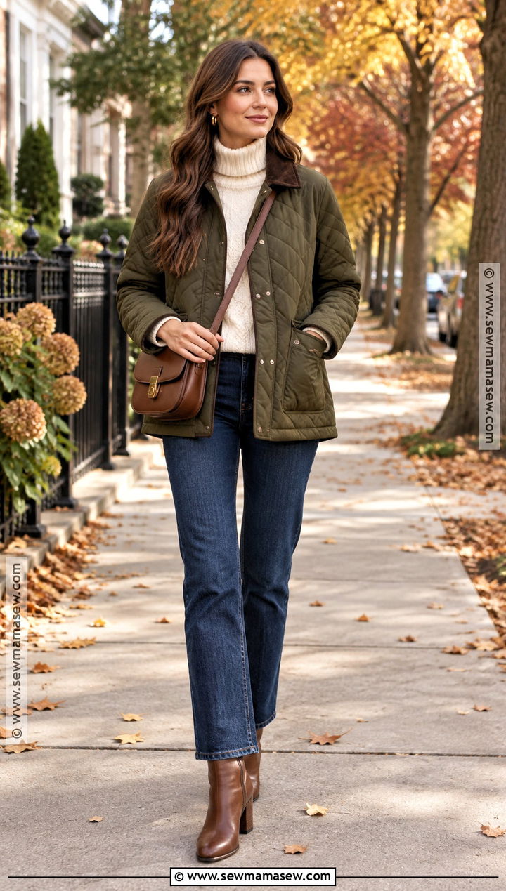 Barn Jacket Fall Outfit With Jeans And Boots - 15 cute fall outfits 2026