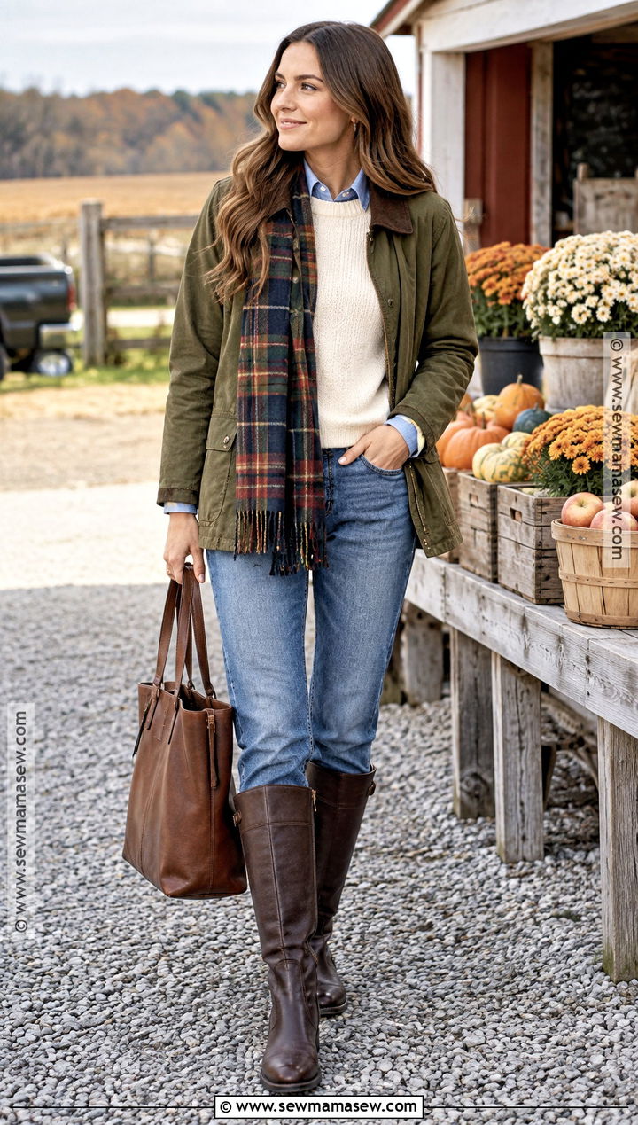 Barn Jacket New England Fall Outfit - 15 new england fall outfits 2026
