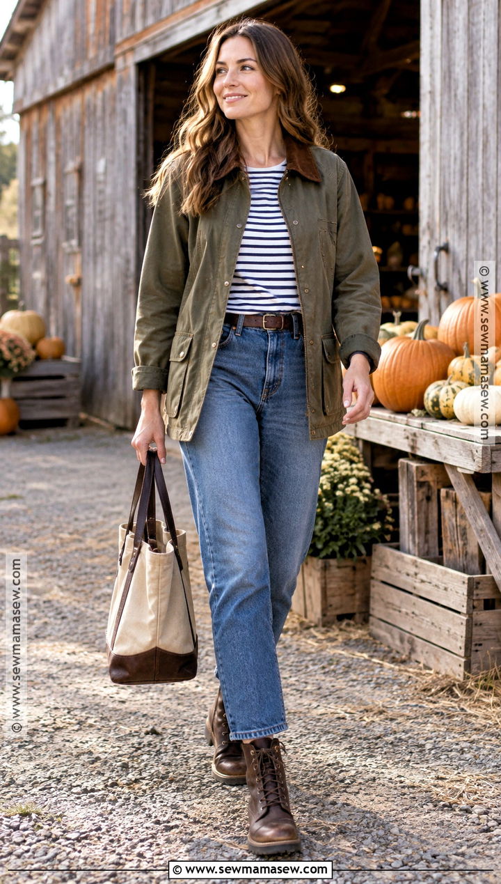 Barn Jacket Pumpkin Farm Outfit - 25 pumpkin farm outfit ideas