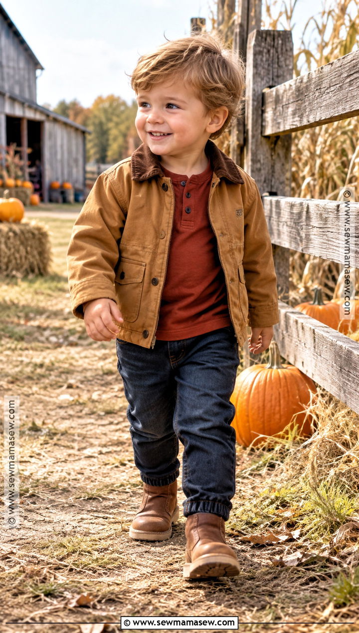 Barn Jacket Pumpkin Patch Toddler Outfit - 20 Pumpkin Patch Toddler Outfit Ideas for Boys