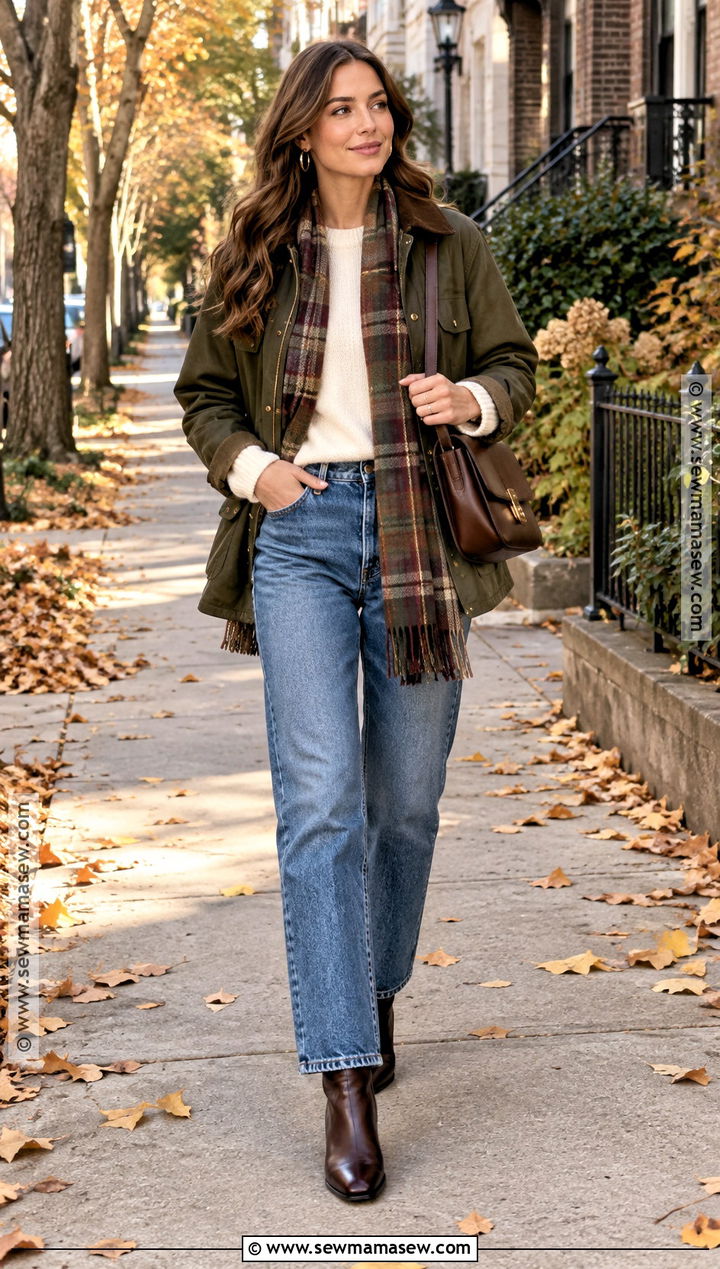 Barn Jacket With Straight Leg Jeans - 20 cute fall jackets