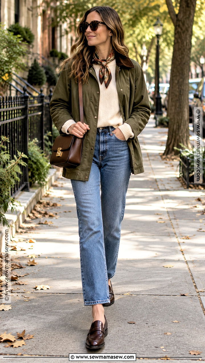 Barn Jacket With Straight Leg Jeans - 30 fall jackets