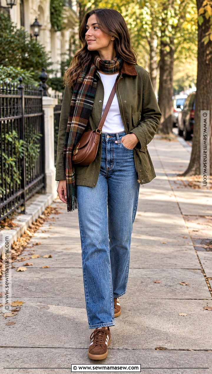 Barn Jacket With Straight Leg Jeans - 15 Fall Style 2026 Women Casual Ideas