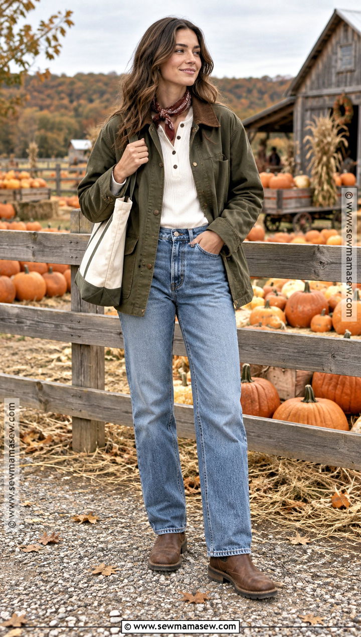 Barn Jacket and Relaxed Jeans Pumpkin Patch Fit - 25 pumpkin patch fits