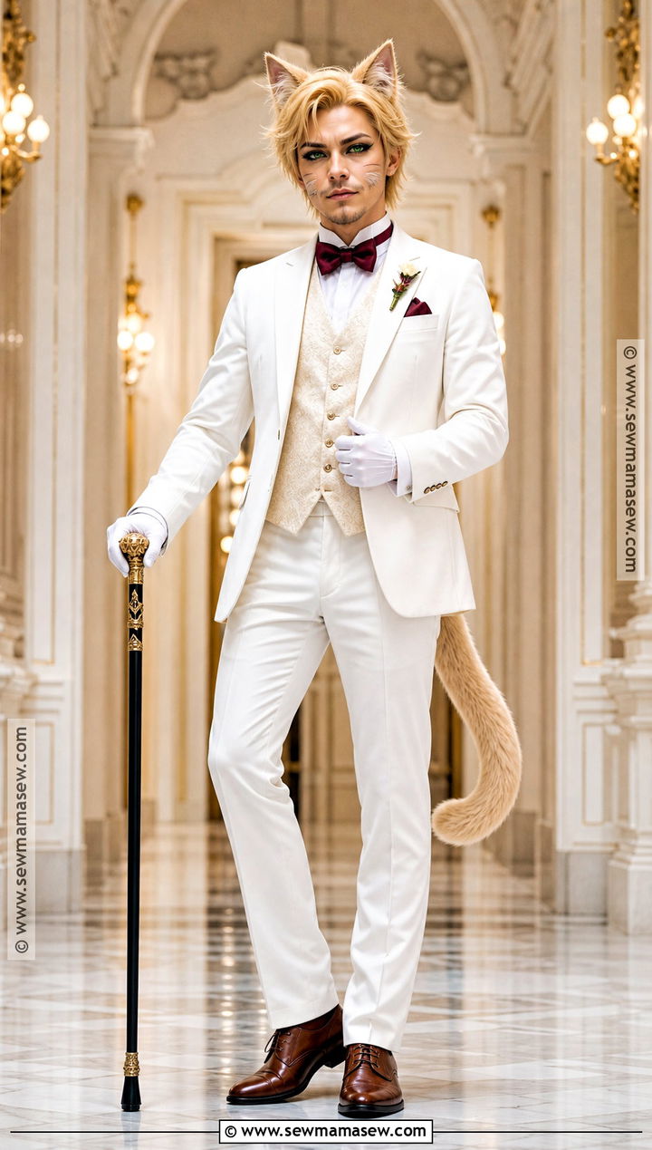 Baron Costume With White Tuxedo - 30 studio ghibli costume ideas