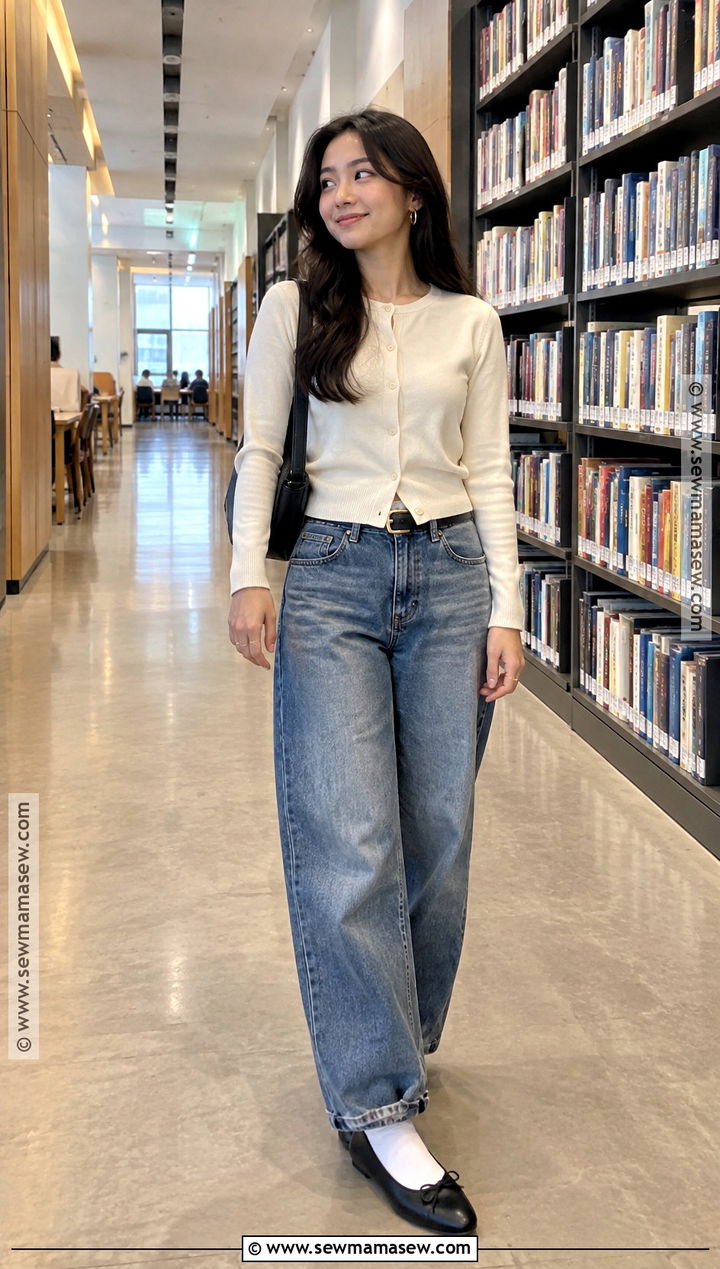 Barrel Jeans Back To School Outfit - 20 Back To School Styles