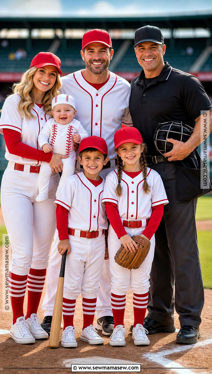 Baseball Family And Baby Baseball Costume - 40 family costumes with for babies