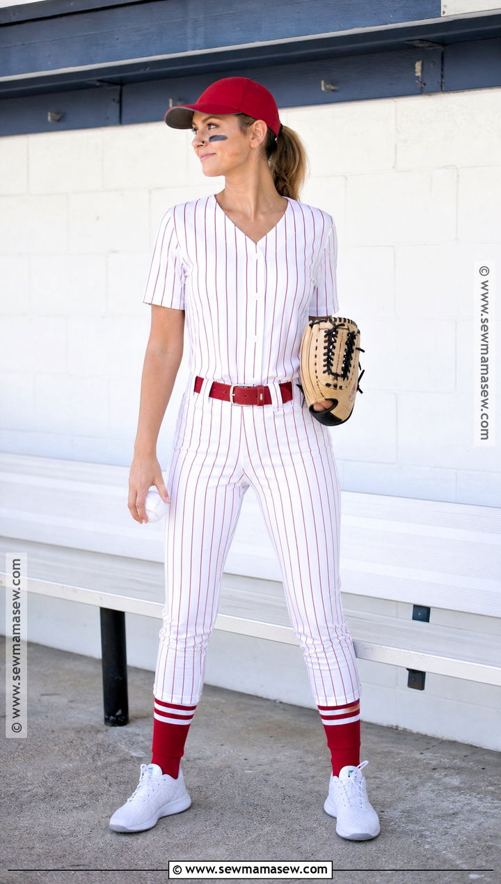 Baseball Player Costume With Cap - 30 sports costume ideas