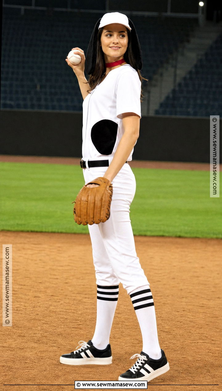 Baseball Player Snoopy Costume - 30 Snoopy Costume Ideas for Women